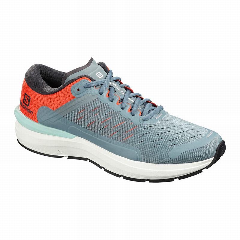 Salomon Israel SONIC 3 CONFIDENCE - Mens Running Shoes - Dark Blue/Orange (UBQT-51649)